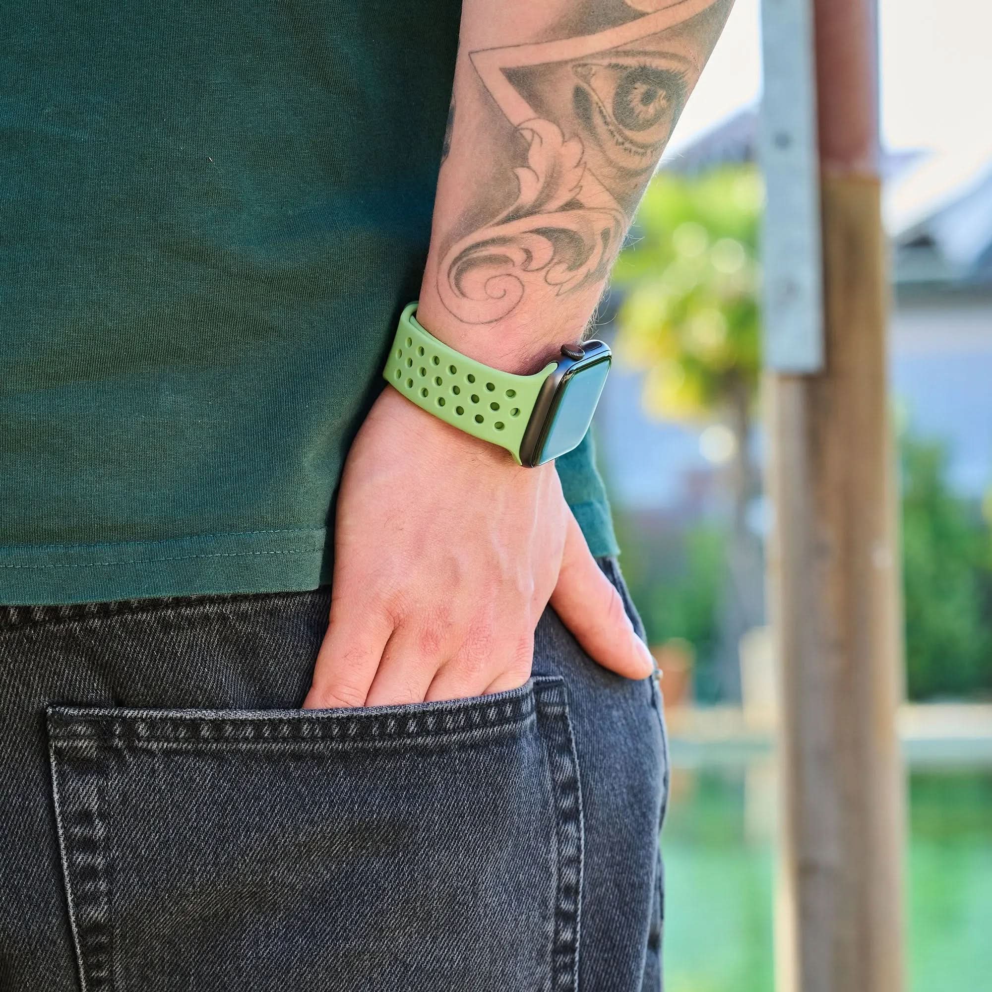 MillesTECband Apple Watch Silikonarmband "Eco" - MillesTEC