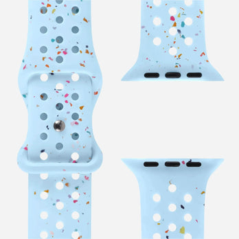bandkult Apple Watch Silikonarmband "Carnival" – zweite Ansicht