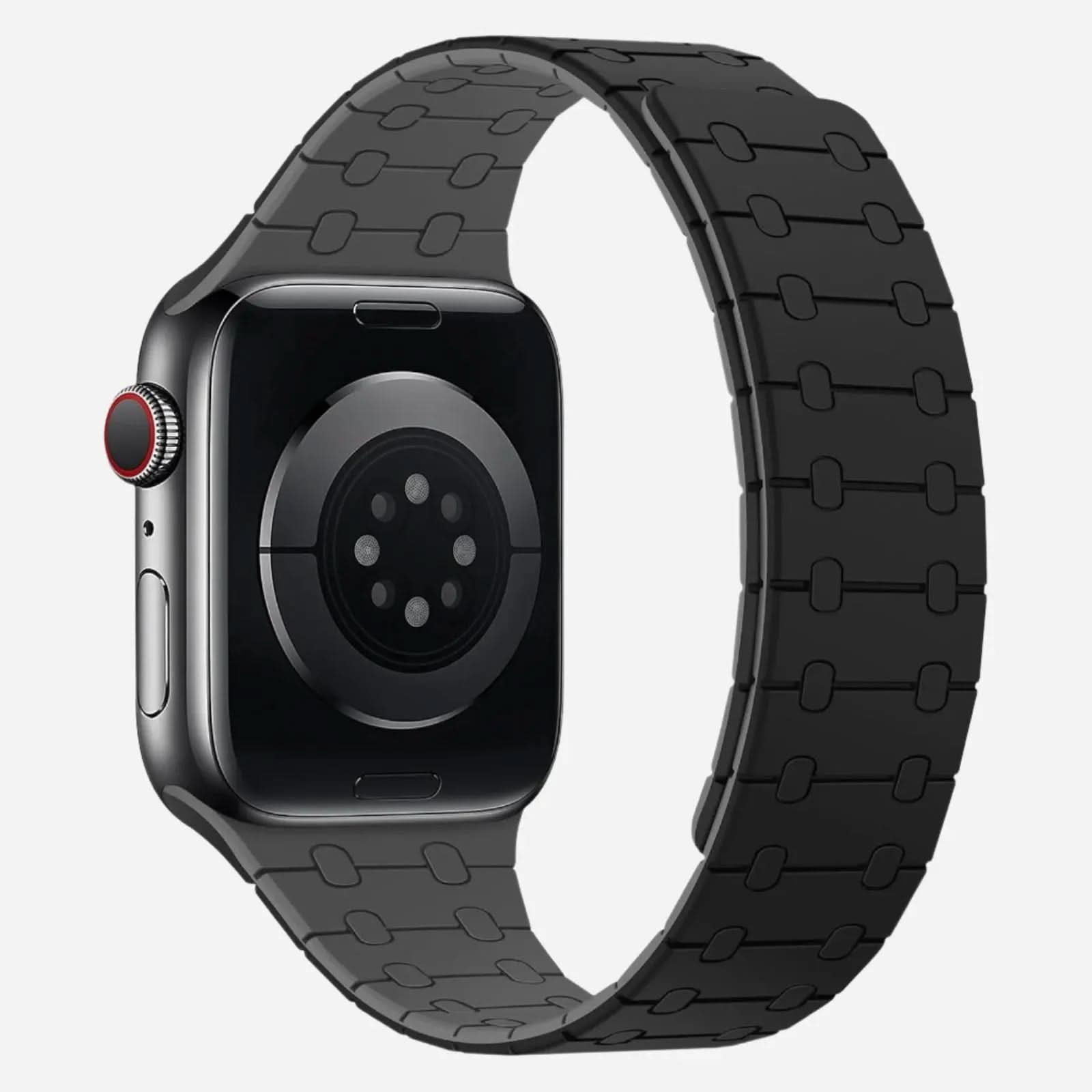 MillesTECband Apple Watch Silikonarmband "Crocodile" - MillesTEC