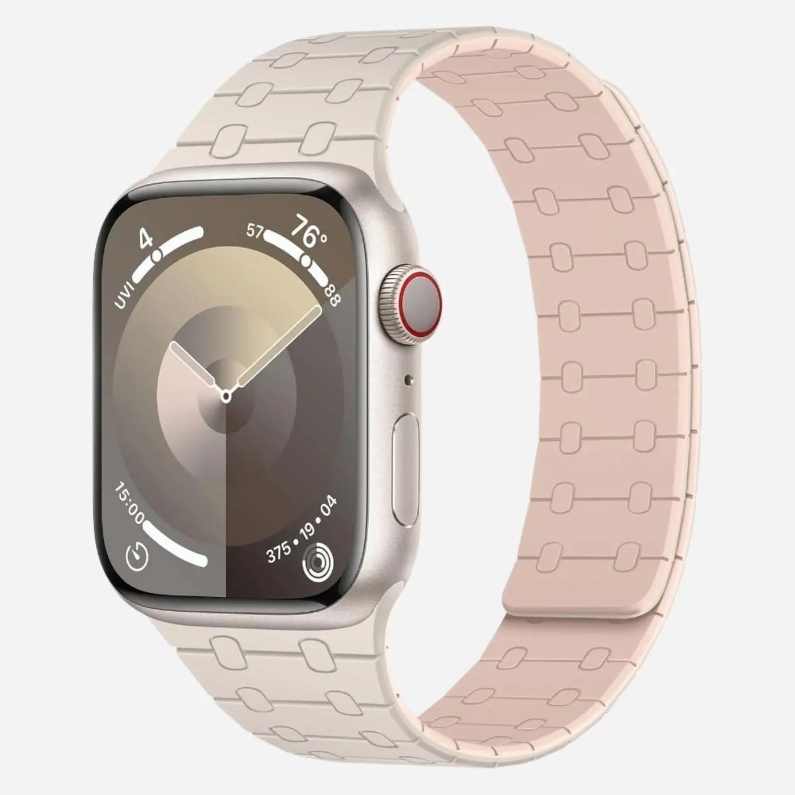 MillesTECband Apple Watch Silikonarmband "Crocodile" - MillesTEC