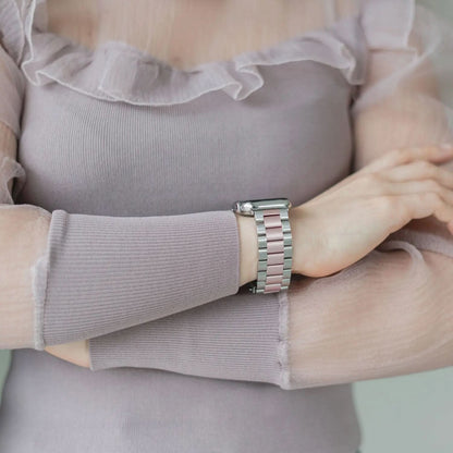 MillesTECband Apple Watch Gliederarmband "Arctica" MillesTEC