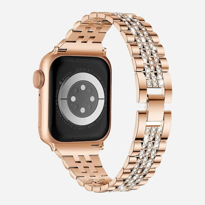 MillesTECband Apple Watch Gliederarmband "Diamonds" - MillesTEC