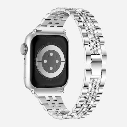 MillesTECband Apple Watch Gliederarmband "Diamonds" - MillesTEC