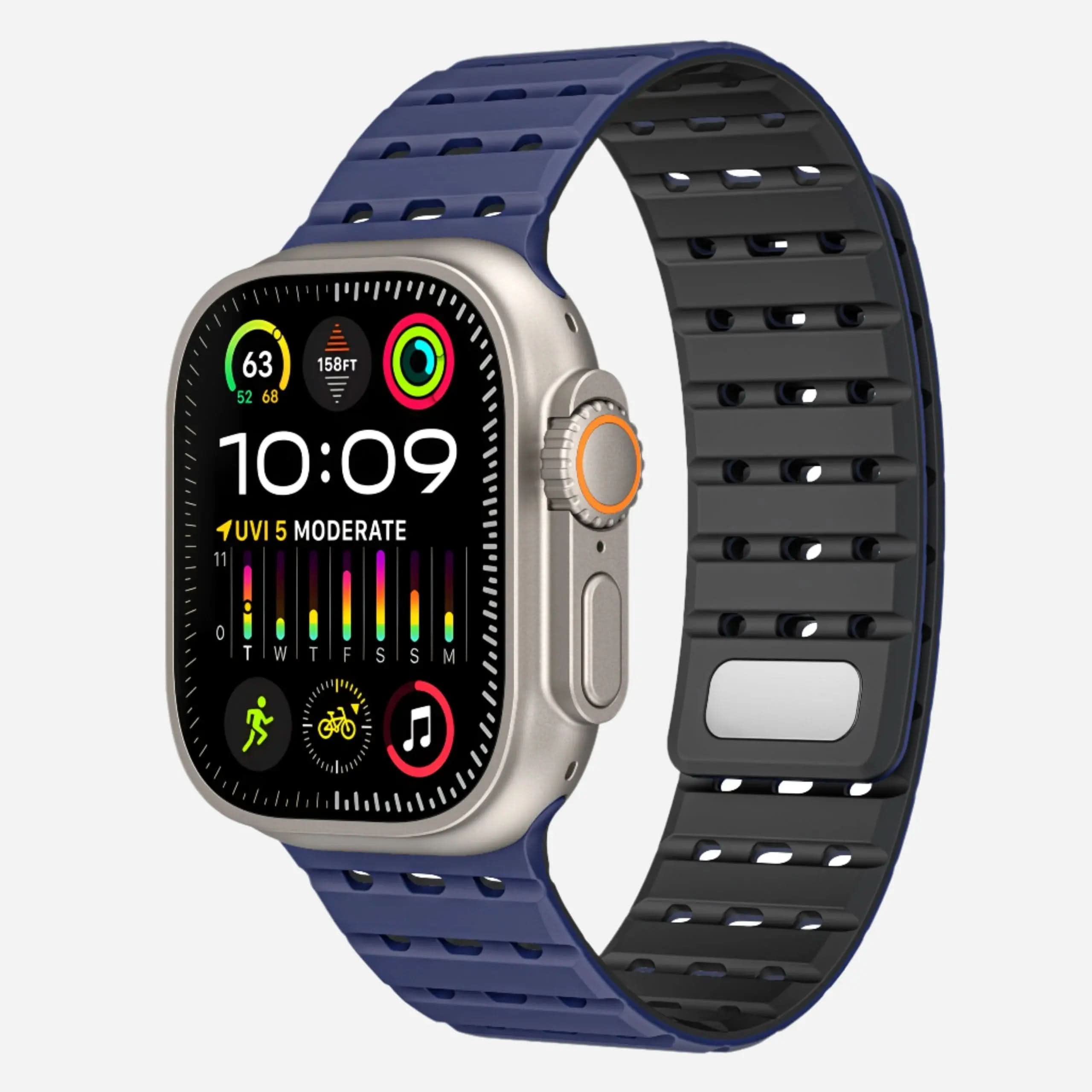 MillesTECband Apple Watch magnetisches Silikonarmband „Horizon“ - MillesTEC