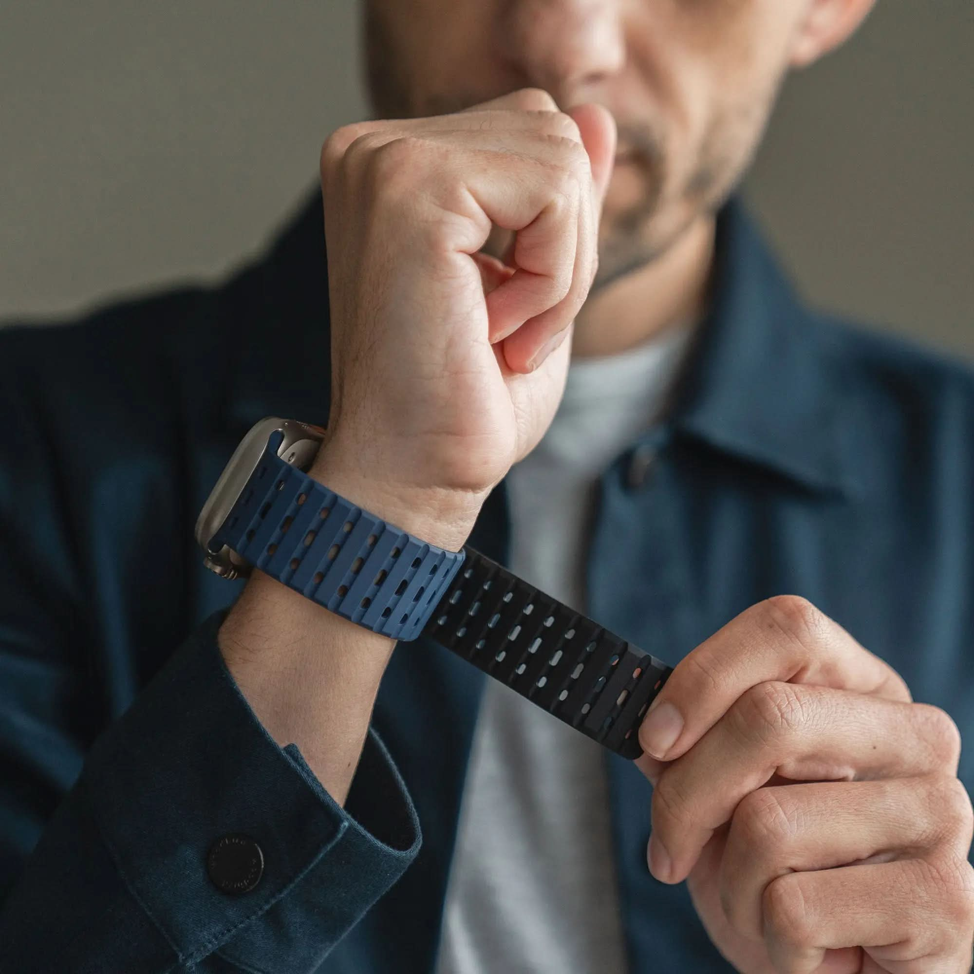 MillesTECband Apple Watch magnetisches Silikonarmband „Power“ MillesTEC