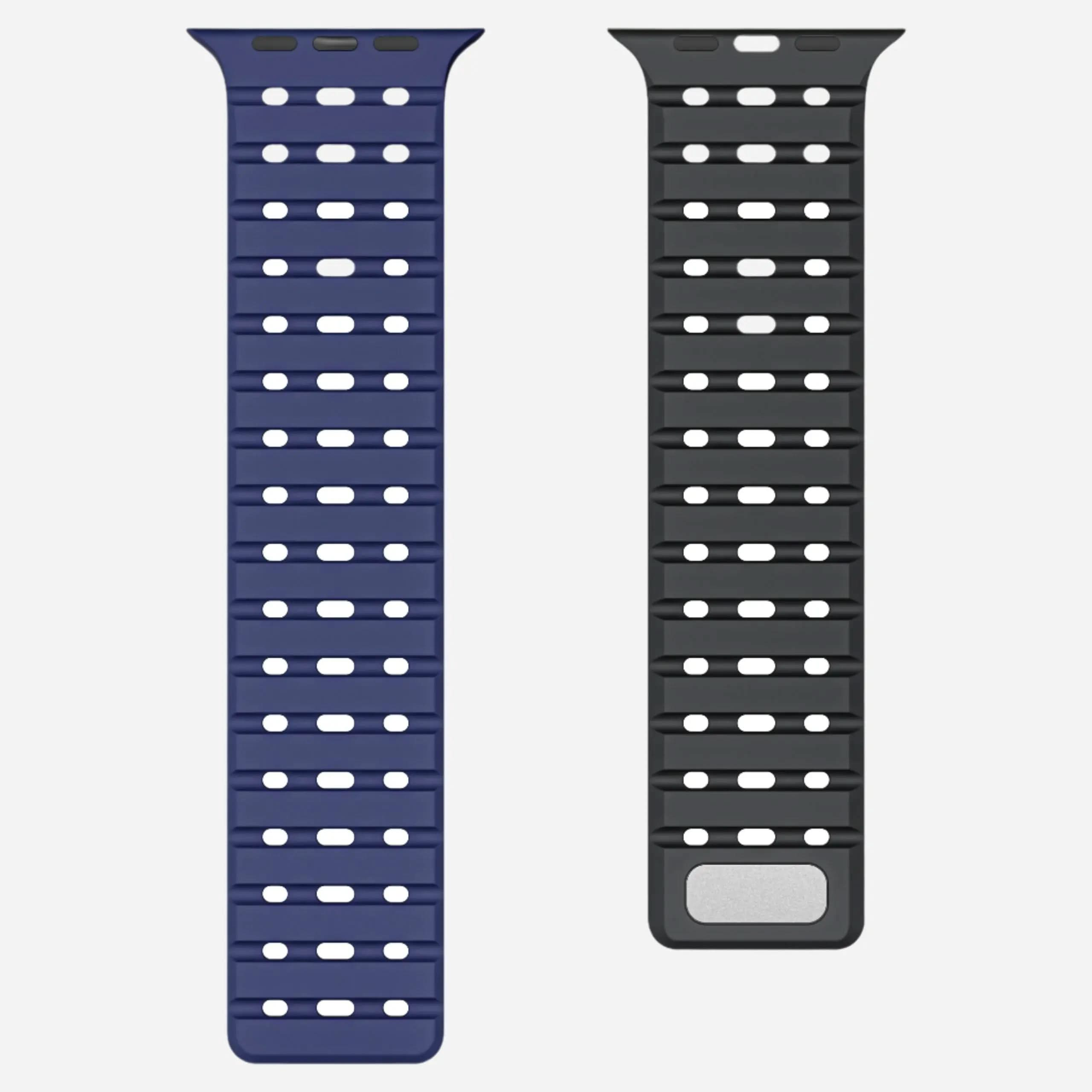 MillesTECband Apple Watch magnetisches Silikonarmband „Power“ MillesTEC
