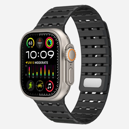 MillesTECband Apple Watch magnetisches Silikonarmband „Power“ MillesTEC