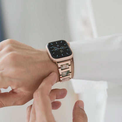 MillesTECband Apple Watch Gliederarmband "Granit" - MillesTEC