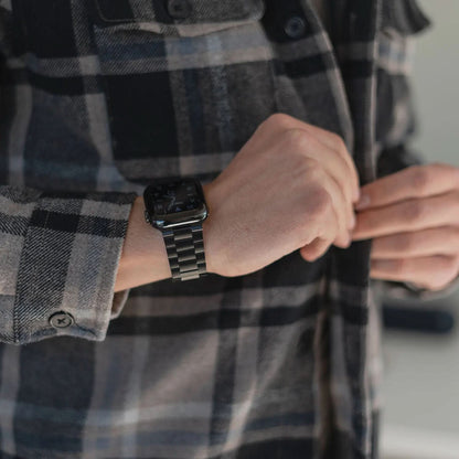 MillesTECband Apple Watch Edelstahl Gliederarmband "Adventure" - MillesTEC