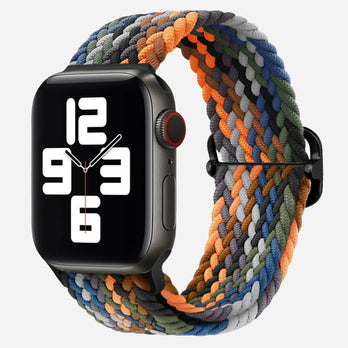 bandkult Apple Watch geflochtenes Flex Loop Multicolor Armband