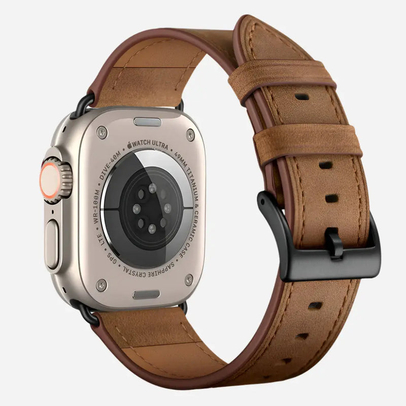 Italiano Apple Watch Ultra Armband Leder – zweite Ansicht