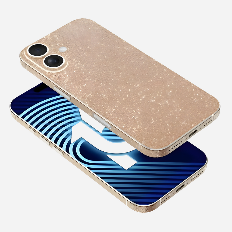 bandkult iPhone 16 Plus Glitzerfolie