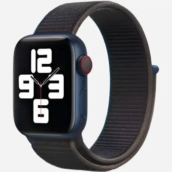 Apple Watch Nylonarmband 44–49 mm – Woven Klettverschluss | bandkult® | Verschiedene Farben