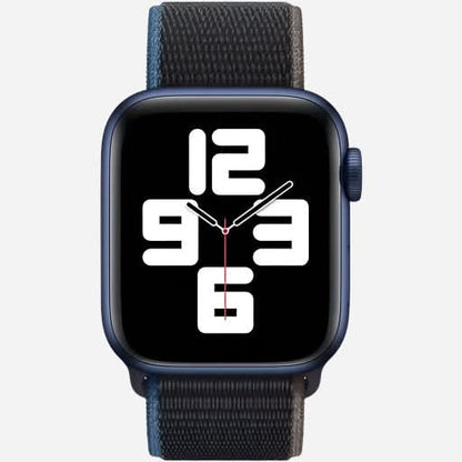 MillesTECband Woven Nylon Apple Watch Armband Klettverschluss MillesTEC