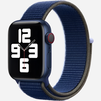 MillesTECband Woven Nylon Apple Watch Armband Klettverschluss MillesTEC