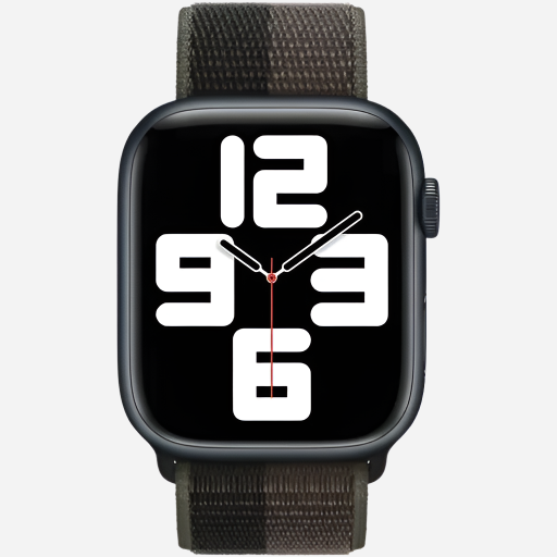 MillesTECband Woven Nylon Apple Watch Armband Klettverschluss MillesTEC