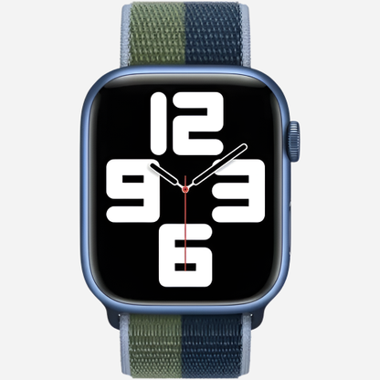 MillesTECband Woven Nylon Apple Watch Armband Klettverschluss MillesTEC