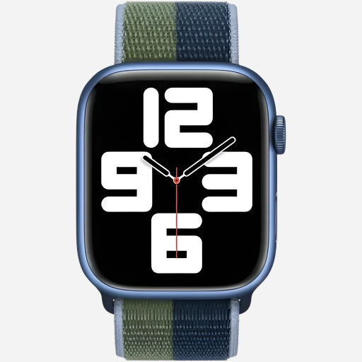 MillesTECband Woven Nylon Apple Watch Armband Klettverschluss MillesTEC