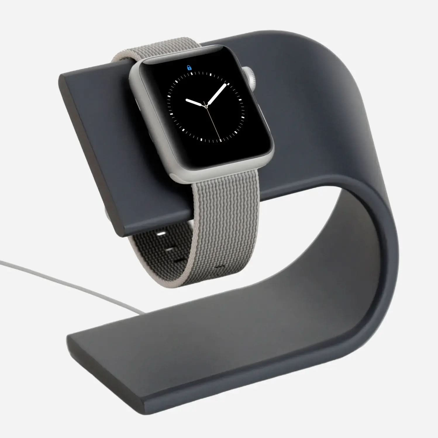 MillesTECband Aluminium Apple Watch Ständer schwarz MillesTEC