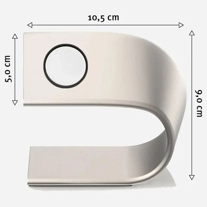 MillesTECband Aluminium Apple Watch Ultra Ständer - Titanfarben MillesTEC