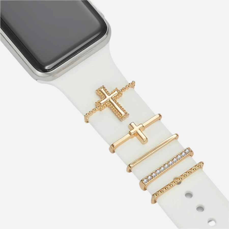 MillesTECband Apple Watch Charms "Cross" - Gold - MillesTEC