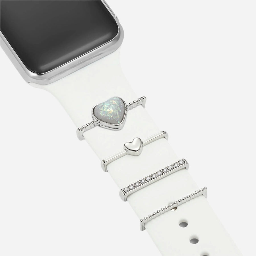 MillesTECband Apple Watch Charms "Loyal" - Silber - MillesTEC