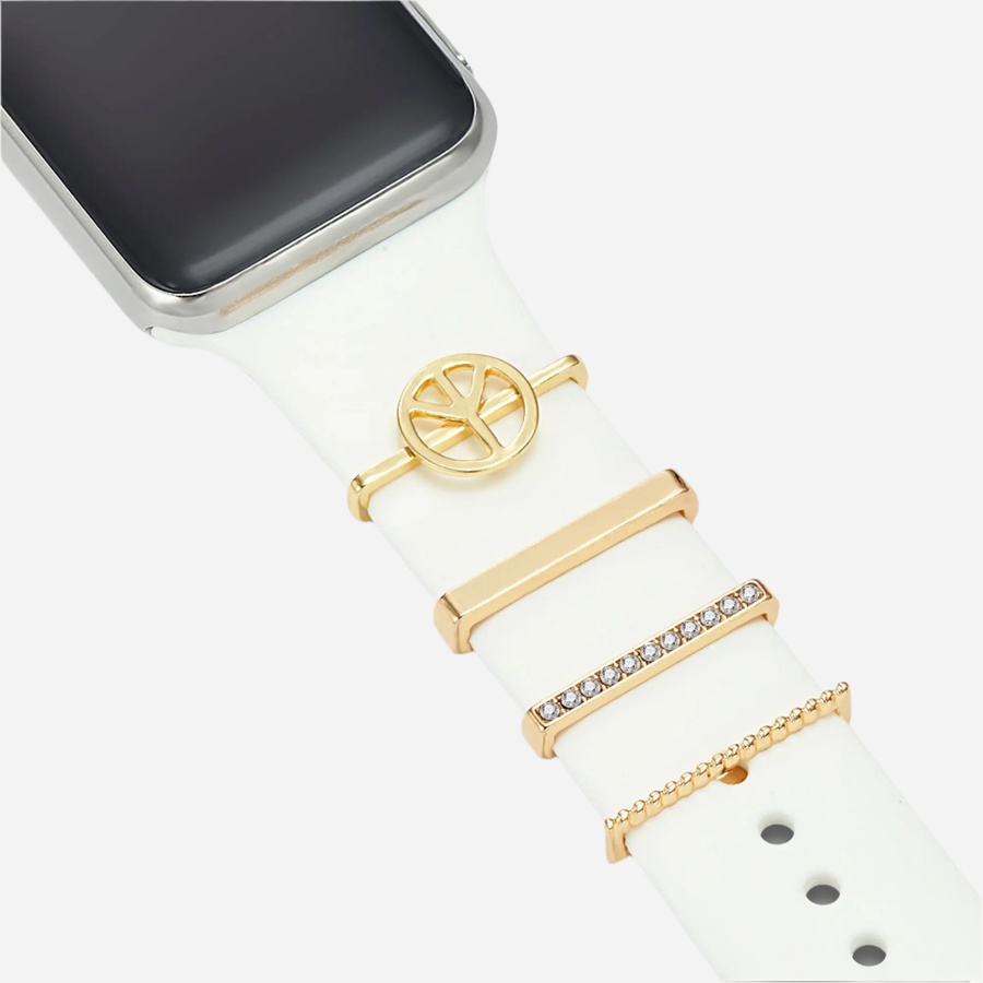 MillesTECband Apple Watch Charms "Peace" - Gold - MillesTEC