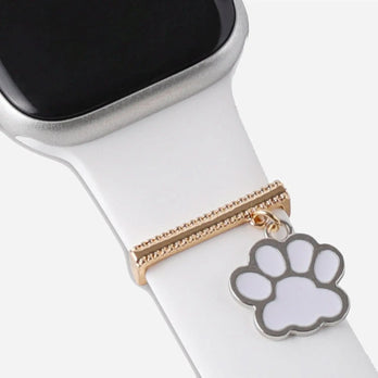 bandkult Apple Watch Charms "White Paw" - Gold