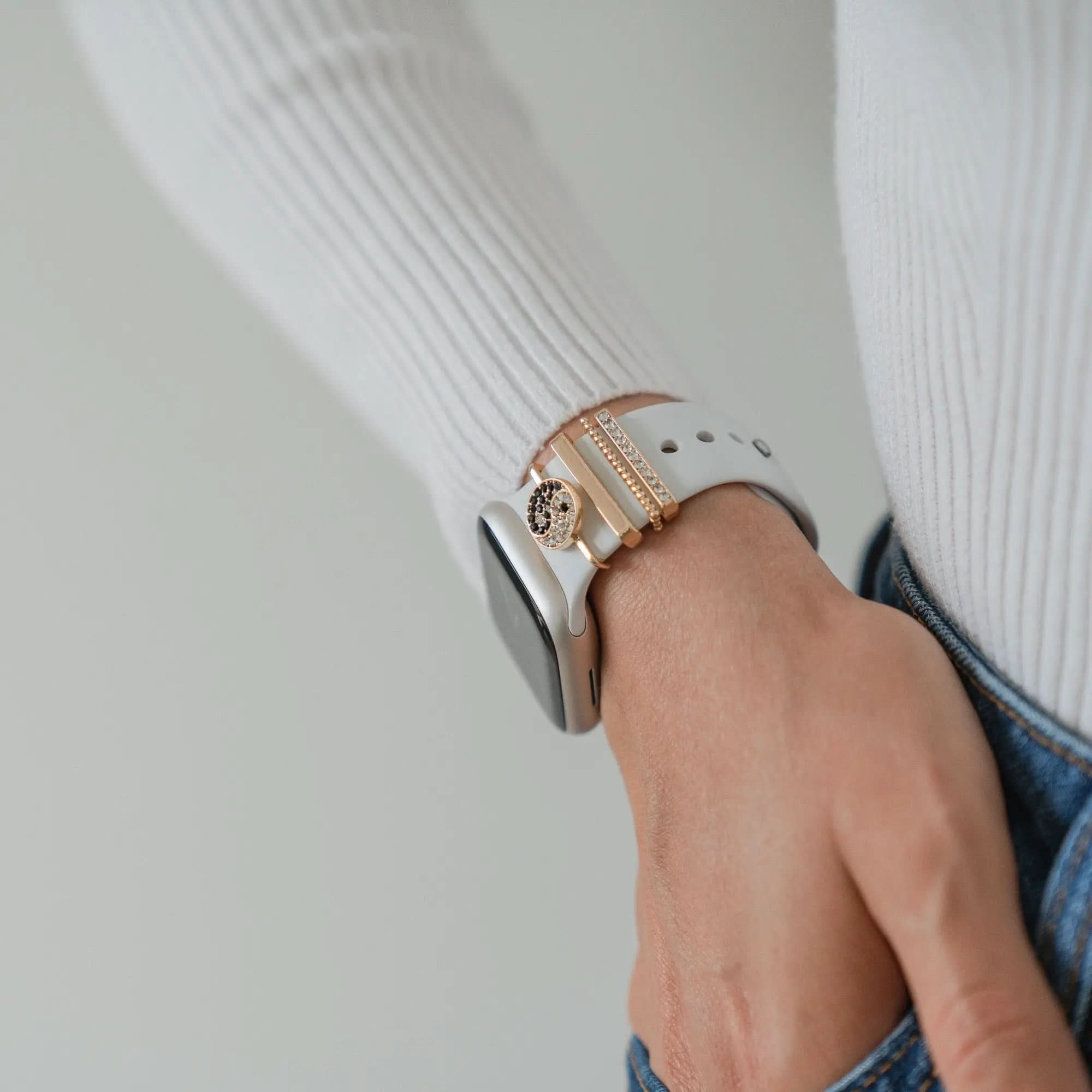 MillesTECband Apple Watch Charms "Yin & Yang" - Gold - MillesTEC