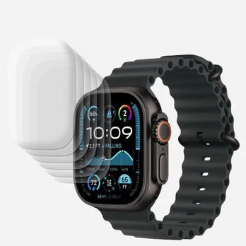 bandkult Apple Watch Ultra 49 mm Full Protection Schutzfolie Apple Watch Ultra Hülle - 6er Set