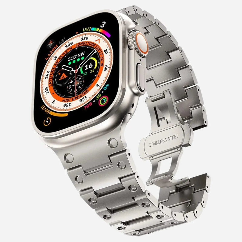 bandkult Apple Watch Ultra Armband "Aurum" Edelstahl