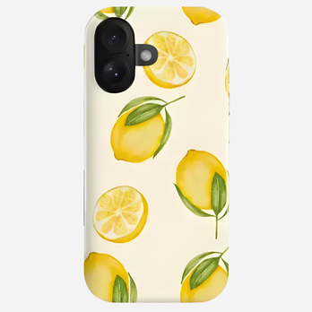 bandkult iPhone 16 Plus Fashion Case - Lemon