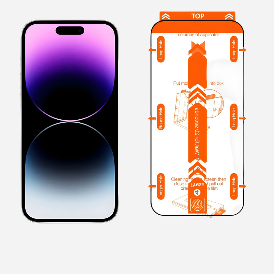 MillesTECband 2er Set iPhone REVOLUTION Glas-Displayschutz MillesTEC