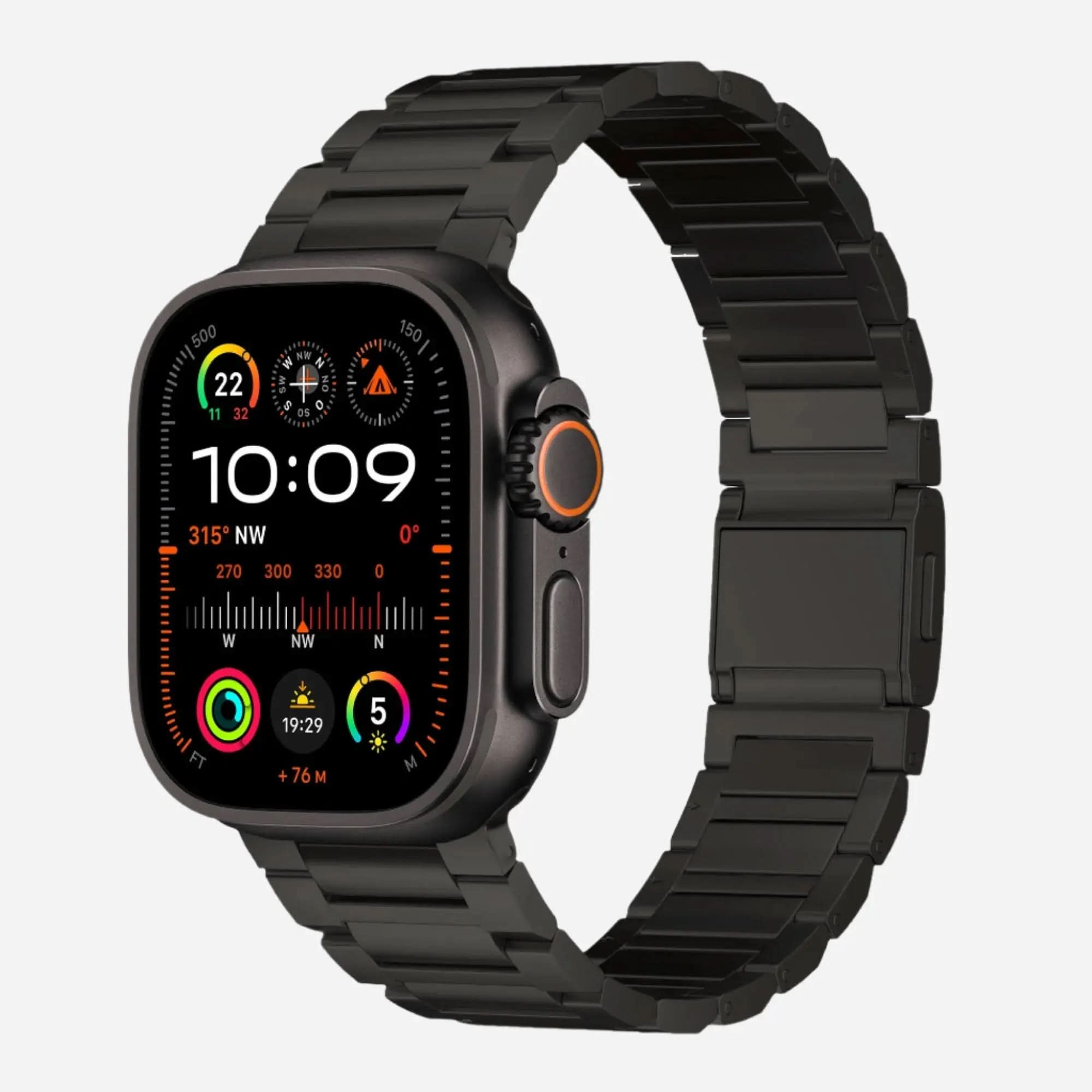 MillesTECband Apple Watch Ultra Titanarmband „Echo“ - MillesTEC