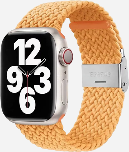 MillesTECband Braided Nylon Apple Watch Armband Klappschließe - 49/46/45/44 mm - Rainbow MillesTEC