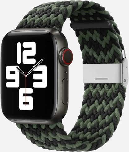MillesTECband Braided Nylon Apple Watch Armband Klappschließe - 49/46/45/44 mm - Rainbow MillesTEC