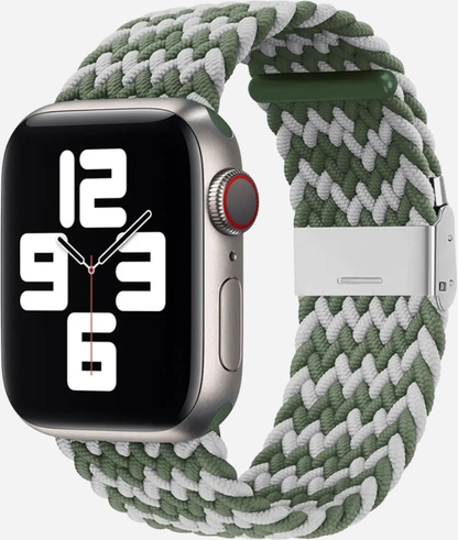 MillesTECband Braided Nylon Apple Watch Armband Klappschließe - 49/46/45/44 mm - Rainbow MillesTEC