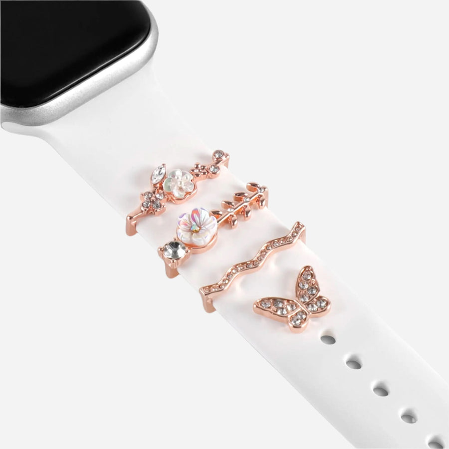 MillesTECband Apple Watch Charms "Flower Waves" - MillesTEC
