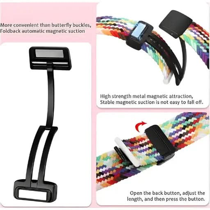 bandkult  Braided Mag Nylon Apple Watch Armband Magnetverschluss bandkult