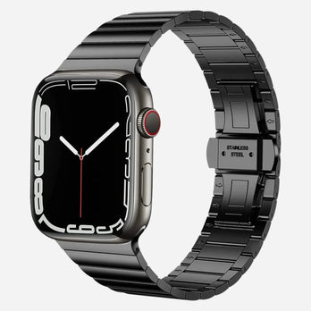 bandkult Apple Watch Edelstahl Gliederarmband "Aura"