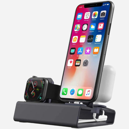 MillesTECband Aluminium MULTIDOCK für iPhone, Apple Watch & AirPods - MillesTEC