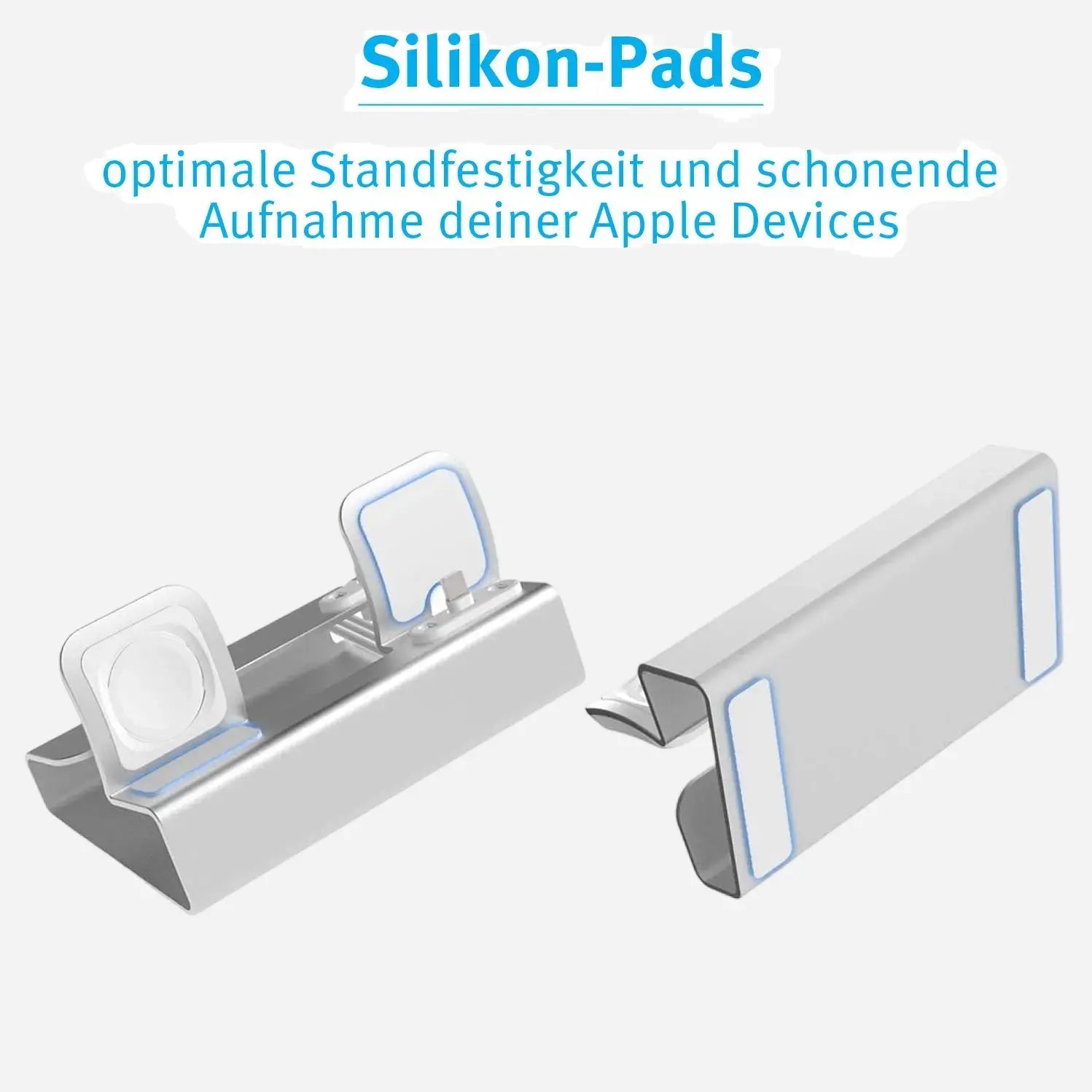 MillesTECband Aluminium MULTIDOCK für iPhone, Apple Watch & AirPods MillesTEC