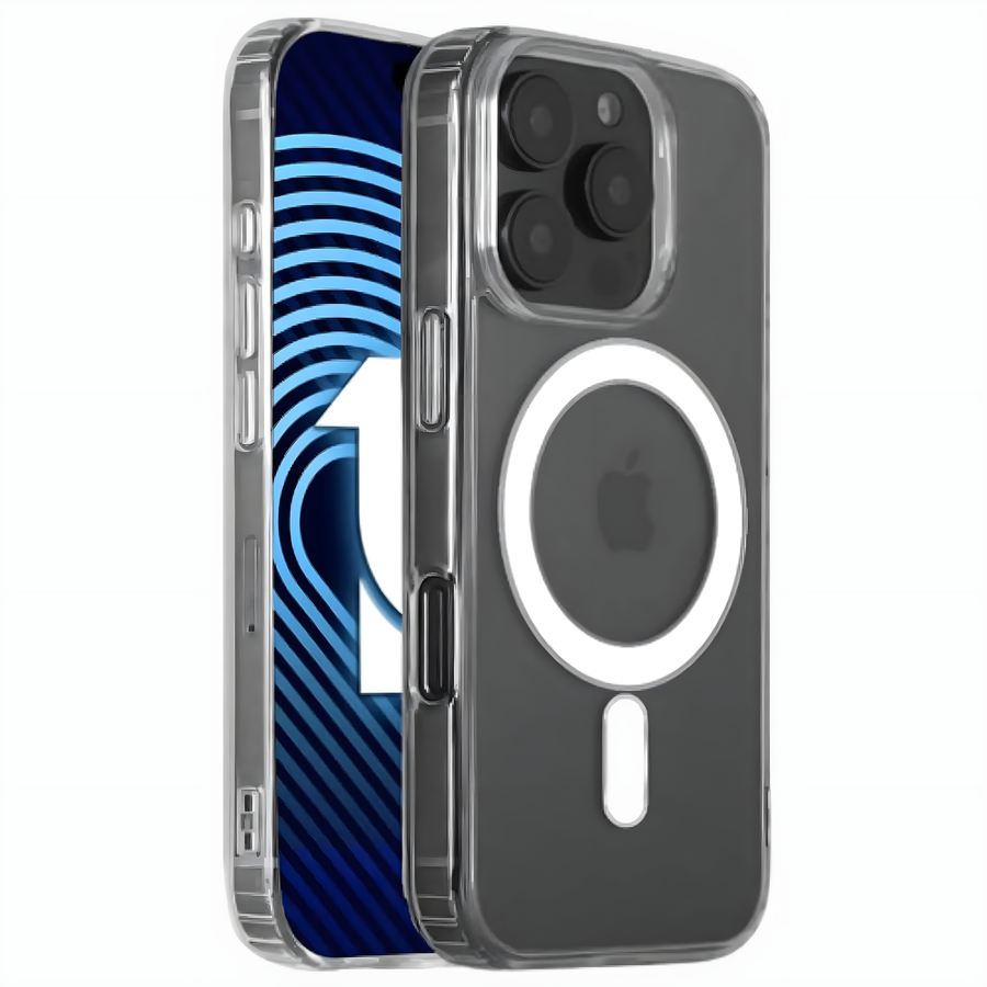 bandkult®_iPhone 16 Pro Air Case – Transparentes MagSafe Case mit Stoßschutz