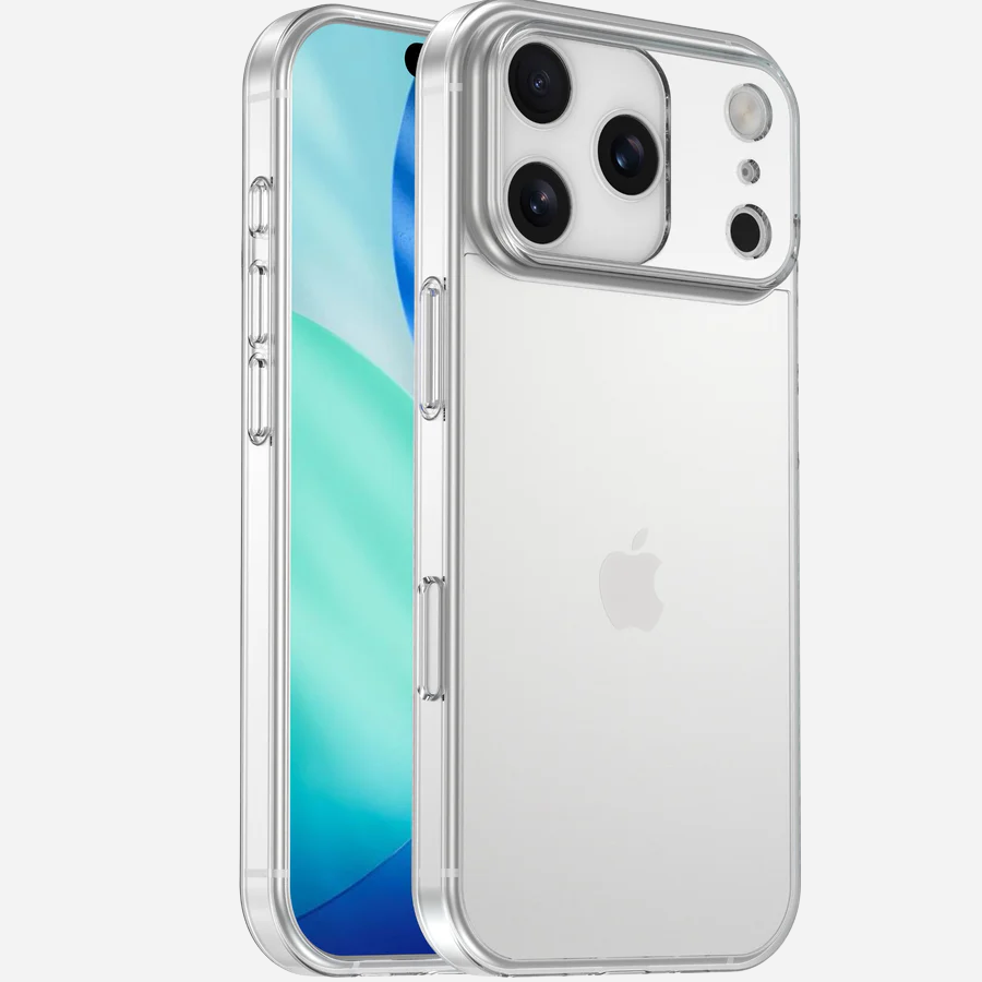 bandkult iPhone 17 Pro Air Case – transparentes, dünnes TPU, stoßabsorbierend (Front & Rückseite)