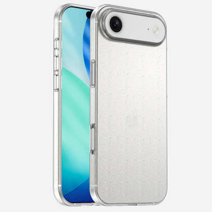 Glitter Case für iPhone 17 Air – transparente Schutzhülle mit Glitzereffekt, Vorder- und Rückseite