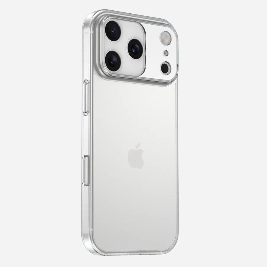 iPhone 17 Pro Air Case – transparente Rückseite mit griffigen Kanten, stoßdämpfend