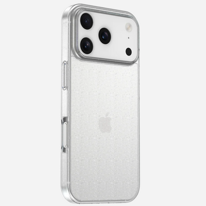 iPhone 17 Pro Max Glitzer Handyhülle – stoßfestes TPU-Silikon Case mit funkelnder Schicht, Seitenansicht