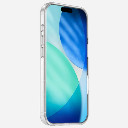 Transparente Glitzerhülle für iPhone 17 Pro Max – schlankes TPU-Case mit Display-Schutz und Glitzereffekt