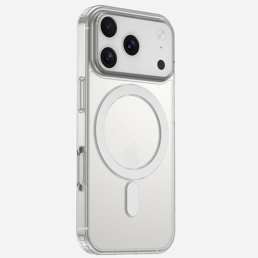 iPhone 17 Pro Max Clear Case mit MagSafe – schlanke transparente TPU-Hülle, Seitenansicht